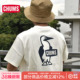 运动圆领上衣CH01 新款 2279 t恤男女夏季 CHUMS洽洽鸟户外休闲短袖