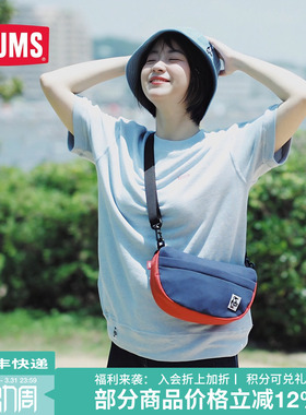 CHUMS洽洽鸟潮流斜挎包户外男女包轻便多功能收纳单肩包CH60-3119