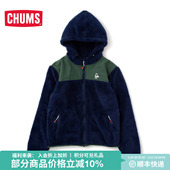 男女外套户外运动舒适抓绒衣CH04 简约连帽时尚 1245 洽洽鸟 CHUMS