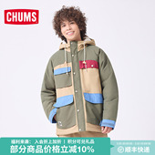 CHUMS洽洽鸟户外运动加绒夹克外套宽松休闲冲锋男女上衣CH04 1409