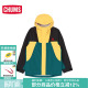 CHUMS洽洽鸟运动户外单层防风夹克男女拼接外套上衣CH04 1393