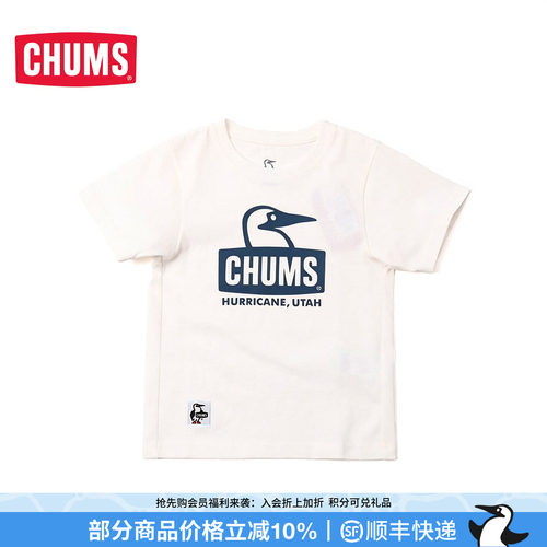 CHUMS/洽洽鸟T恤短袖新品