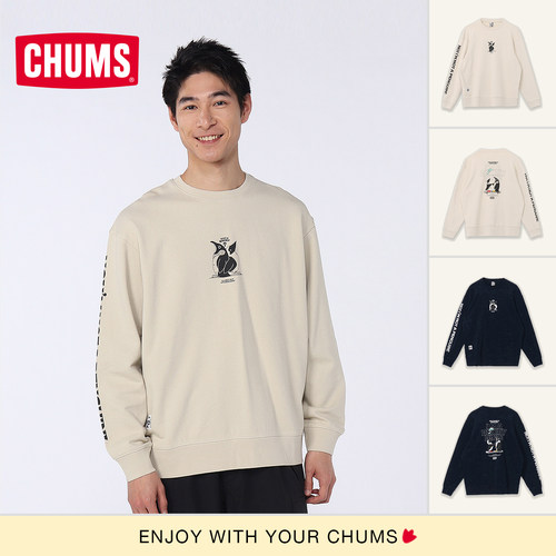 CHUMS洽洽鸟宽松运动针织卫衣