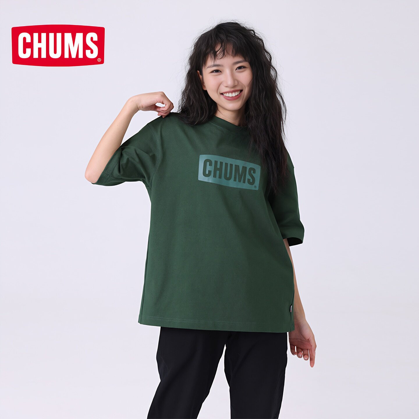 CHUMS户外时尚百搭短袖T恤男女图片