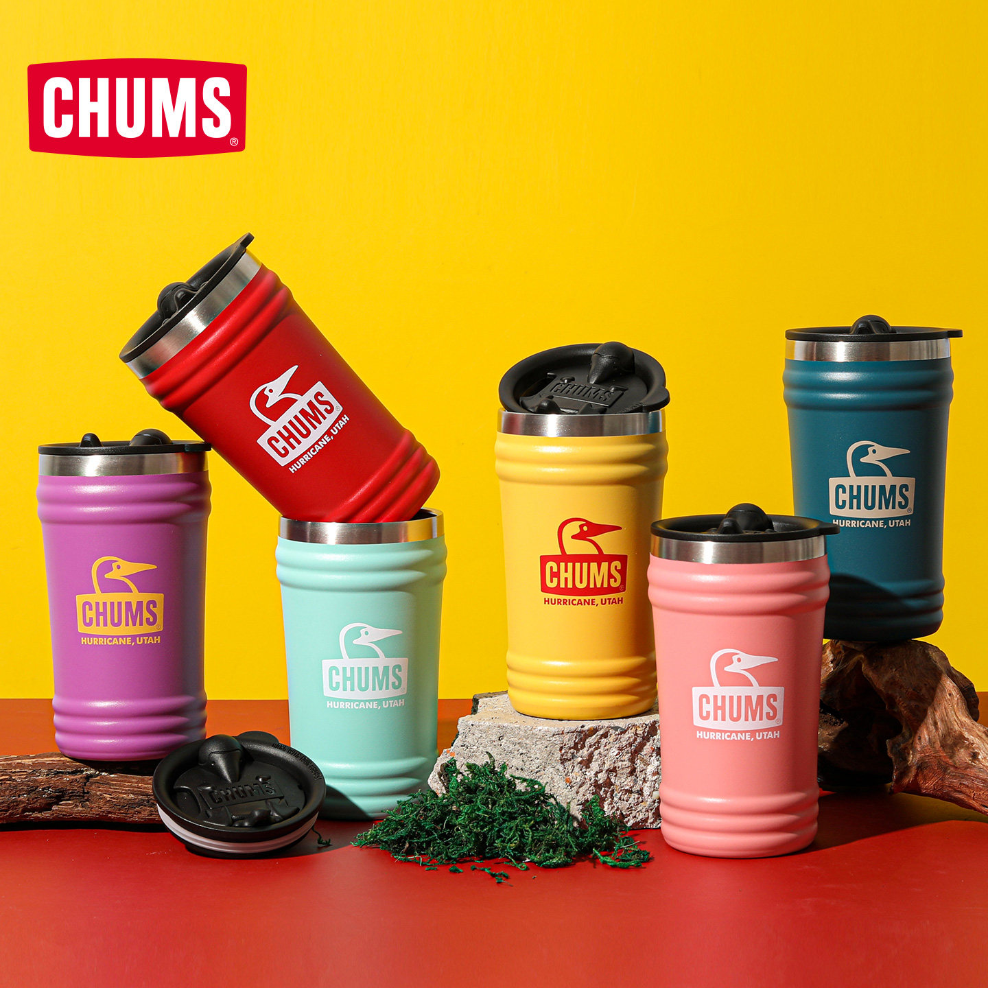 CHUMS洽洽鸟户外水杯不锈钢杯子保温保冷杯便携易清洁大口径360ml图片