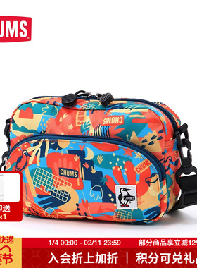 CHUMS洽洽鸟潮流户外男女款单肩包运动休闲时尚百搭腰包CH60-3126