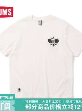 CHUMS洽洽鸟 x BSC联名款户外宽松百搭短袖T恤男女上衣CH01-1958