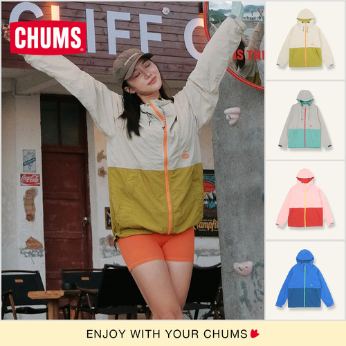 CHUMS户外夹克单层防风运动休闲