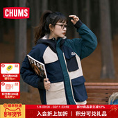 CH04 CHUMS洽洽鸟运动户外羊羔绒夹克外套拼色男女25冬季 新款 1496