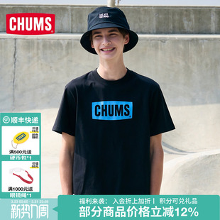 情侣上衣CH01 LOGOT恤男女半袖 2277 经典 CHUMS洽洽鸟运动休闲短袖