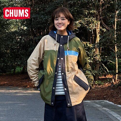 洽洽户外CHUMS拼接外套