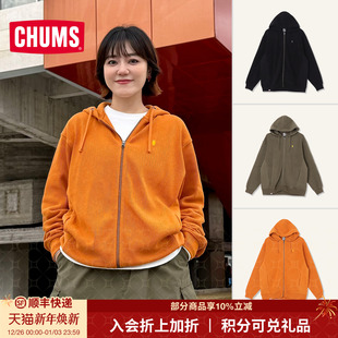 CHUMS洽洽鸟运动户外卫衣外套鱼骨系列上衣男女25秋新款 1536 CH00