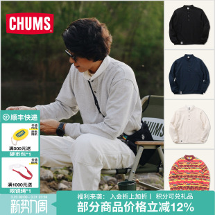 1514 CH00 CHUMS洽洽鸟运动户外休闲卫衣长袖 T恤男女春秋25新款