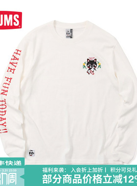 CHUMS洽洽鸟BSC联名户外运动卫衣潮牌长袖T恤男女套头衫CH01-2003