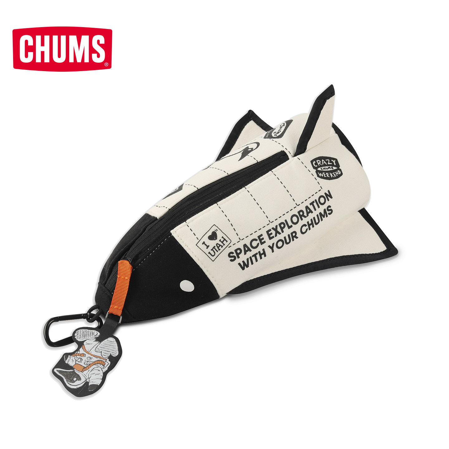 CHUMS洽洽鸟运动休闲收纳包宇宙系列卡通挂包配件单肩包CH60-4177,运动包/户外包/配件,挎包/拎包/休闲包,淘宝优惠券,粉丝福利购,淘宝优惠卷