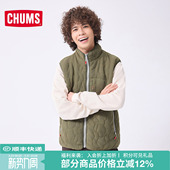 CHUMS洽洽鸟户外抓绒马甲背心坎肩保暖外套男女同款 1418 抓绒CH04