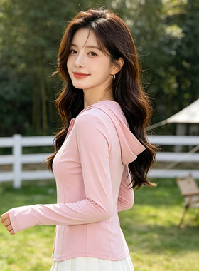 冰丝防晒衣女款修身学生防晒服