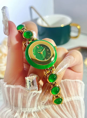 拉宝丽直播同款礼盒新款时尚小众轻奢百搭高颜值精致女表石英表