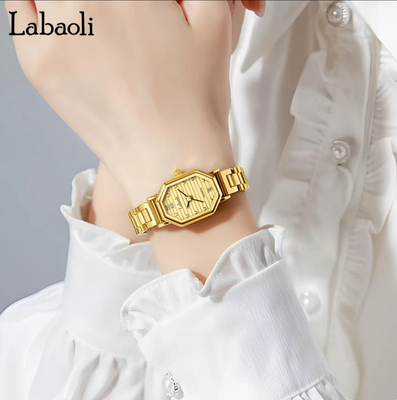 拉宝丽直播同款礼盒新款优雅气质百搭防水气质女士石英腕表女表