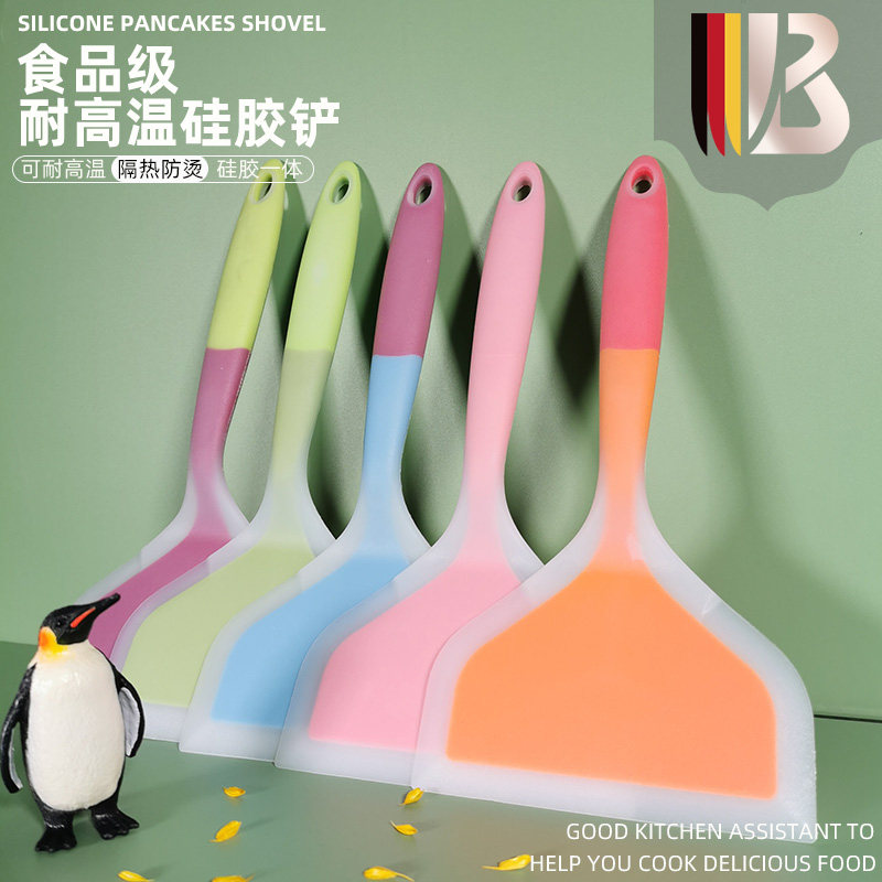 硅胶铲子煎饼饼不粘锅专用耐高温食品锅铲鸡蛋烙饼工具烘焙宽平铲,厨房/烹饪用具,煎铲,淘宝优惠券,粉丝福利购,淘宝优惠卷