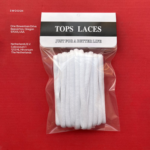 适用于空军一号air force1低帮low匡式原装shadow黑白色椭圆鞋带