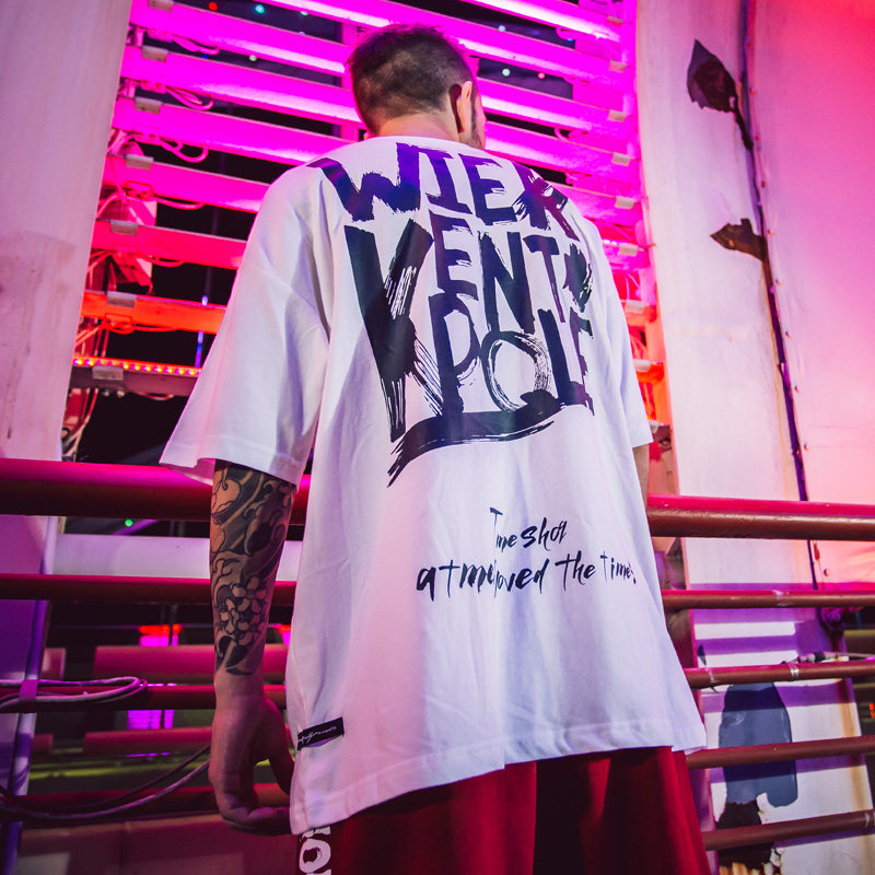 国潮oversize短袖t恤男欧美嘻哈街头潮牌宽松情侣半袖潮流衣服夏