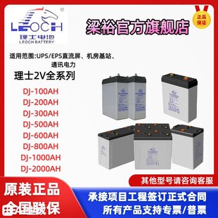 理士蓄电池DJ2V100AH 200 300 400 500 600 800 1000AH通信直流屏