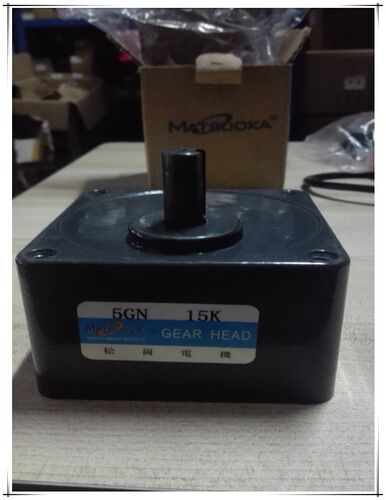 松岗电机 齿轮箱 5GN15K 轴径12mm 电机变速箱 减速箱 外径90*90