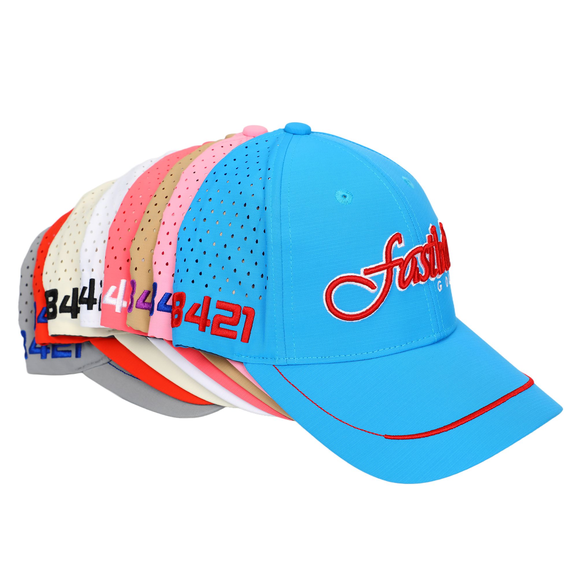 韩国热销高尔夫球帽休闲运动男女通用配马克遮阳防晒四季立体绣帽