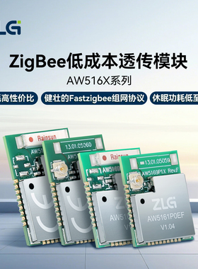 ZLG致远电子 ZigBee低成本透传模块/评估套件AW5161系列