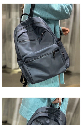 日韩防水尼龙布双肩包旅行包学生大容量户外轻便14寸15寸电脑背包