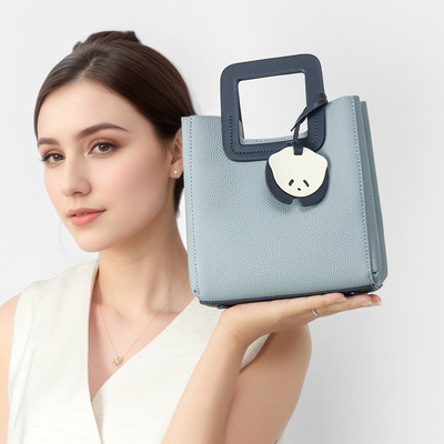 手提包包女2025新款简约单肩包感小众设计斜挎包女大容量