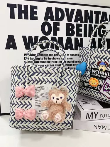 Дисней, корзина, вместительная и большая пляжная сумка, мультяшная барсетка