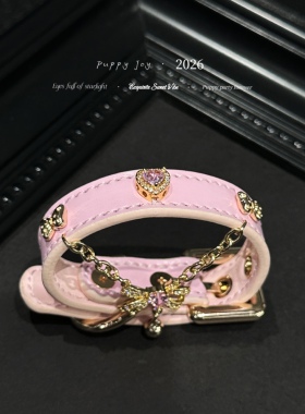 手链 PuppyJoy独家「心心相印」牛皮手环高级手工定制