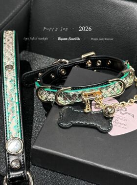 PuppyJoy手缝「绿野仙踪pro」choker蛇皮项圈高级手工定制