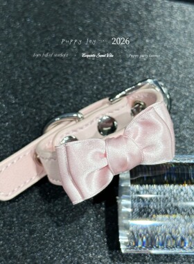 手链 PuppyJoy独家「小公主」粉色牛皮手环高级手工定制