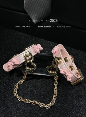 PuppyJoy独家「蝴蝶结手铐」牛皮手环手铐高级手工定制