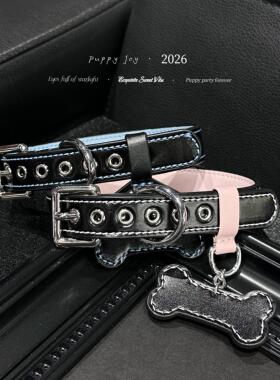 PuppyJoy独家「可拆骨头」项链choker牛皮颈带高级手工定制