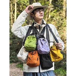 户外运动水壶包新款包包女轻便手机包斜挎包男高颜值登山包防水包