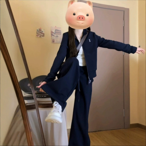 高级感显瘦运动套装女韩系两件套
