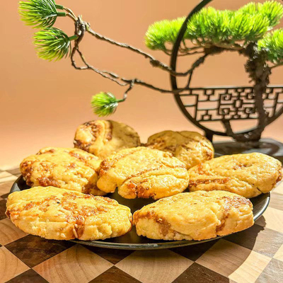 湛江特产传统糕点鸡仔饼网红代餐小吃8090后怀旧零食纯手工制作