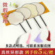 捡漏款 空白真丝团扇工笔画熟绢长柄手绘刺绣DIY古典宫扇练习扇子
