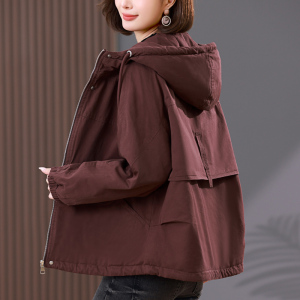 派克服女冬季短款20242024新款宽松大码中年妈妈休闲加绒保暖棉服