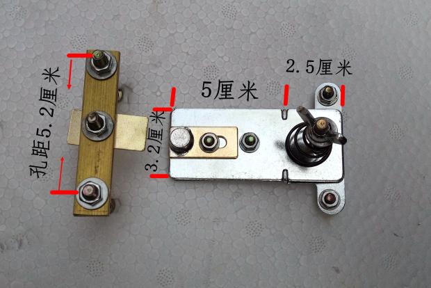 老式机械白金支架跳板纯银触点