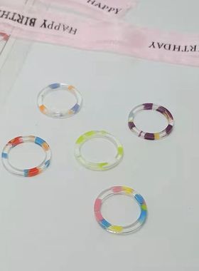 女亚克历日韩甜美戒指超值