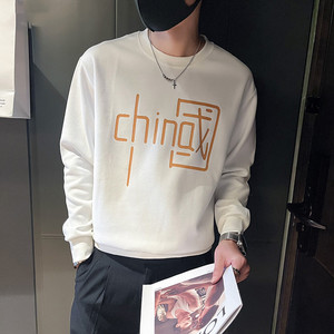 2023年加绒加厚卫衣男潮牌中国男装衣服休闲外套潮男搭配长袖上衣
