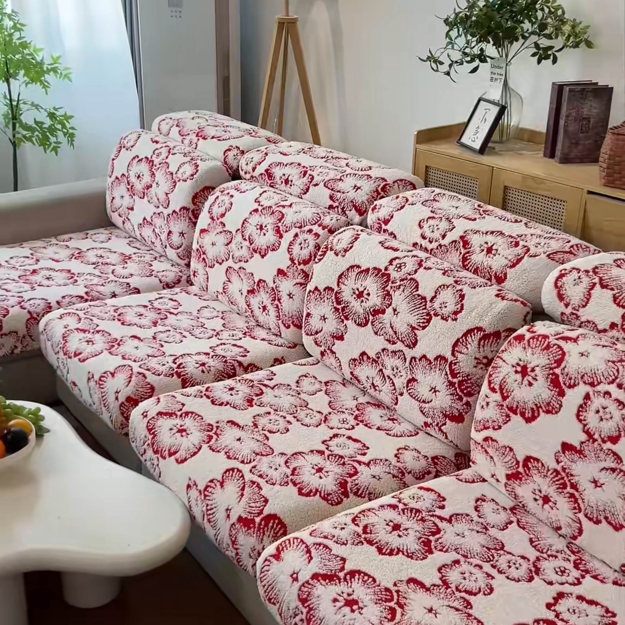 2026新款复古裙摆沙发套罩秋冬季加厚全包万能防猫抓保护笠