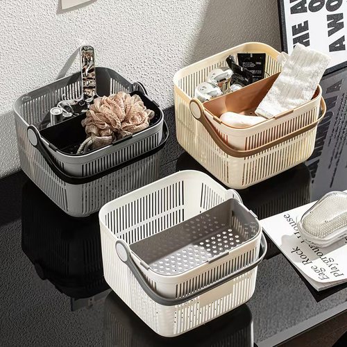 25年新品洗澡手提篮轻奢简约