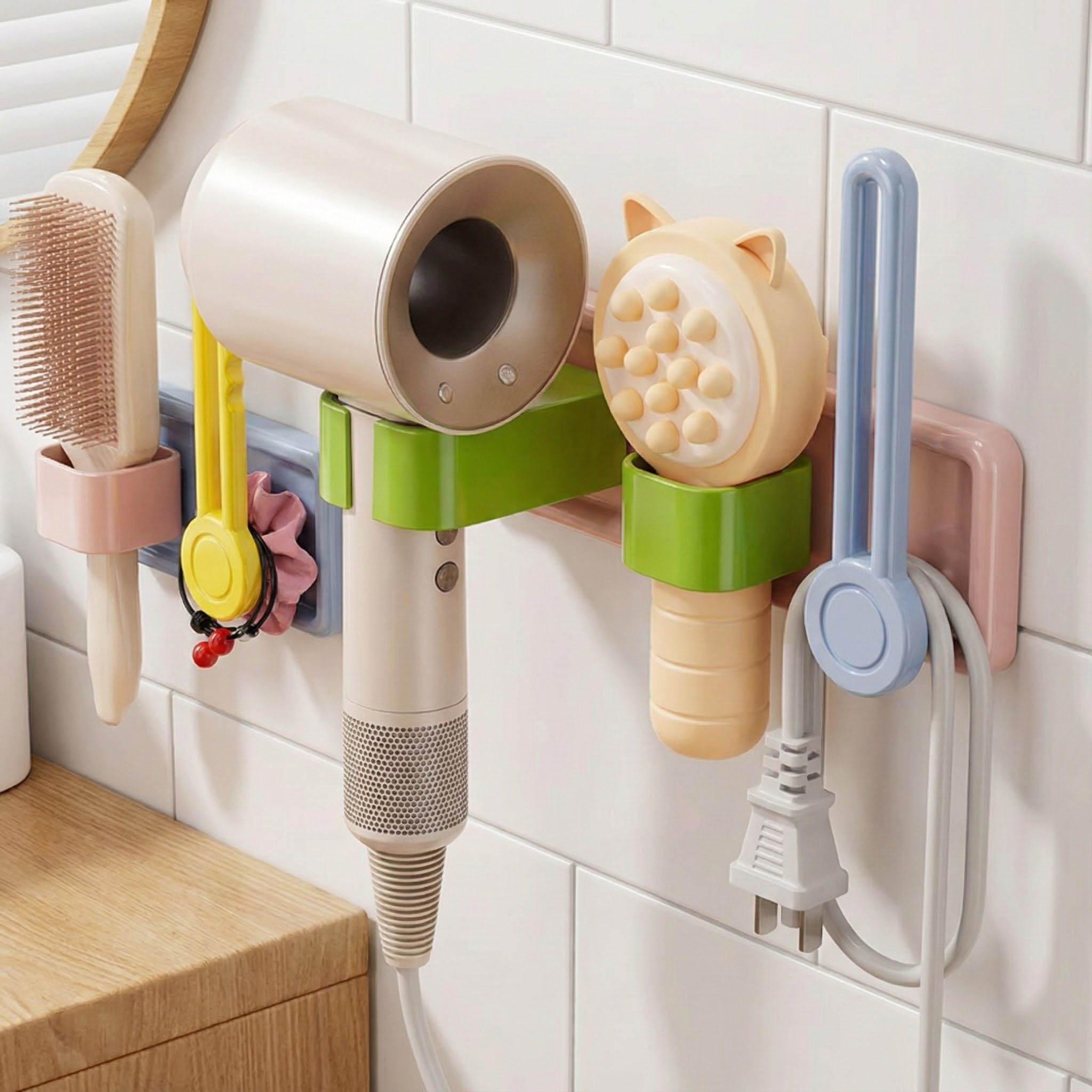 吹风机放置架懒人支架免手拿