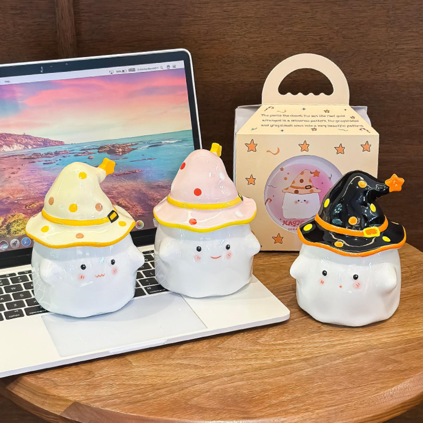 生日礼物稀奇古怪幽灵马克杯带盖